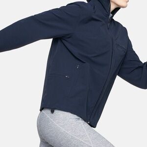 OUTDOOR VOICES Navy Blue Rektrek Softshell Hooded Zip Up Jacket